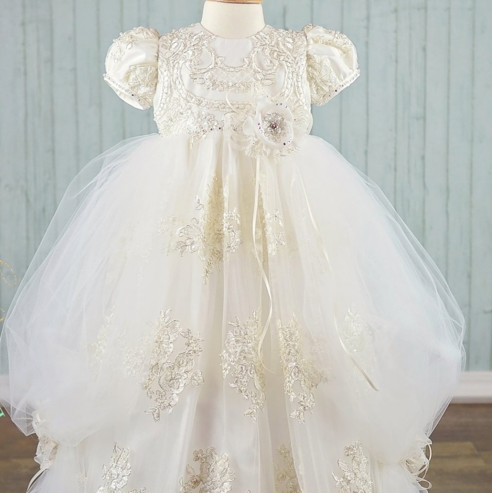 Designer baptismal dress